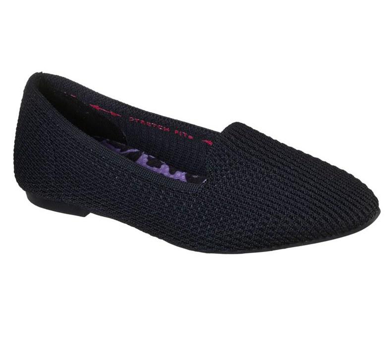 Skechers Cleo - Psychic - Womens Flats Shoes Black [AU-WD1666]